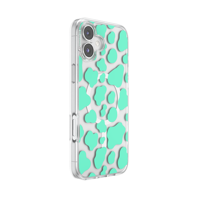 Secondary image for hover Turquoise Cow Cow — iPhone 16 Plus MagSafe Case